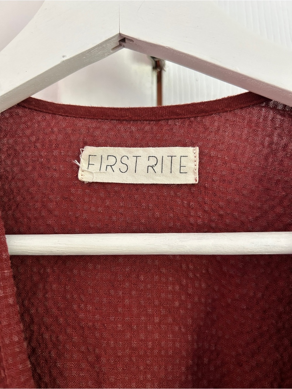 First Rite Cropped Tie Top - Picture 3 of 5
